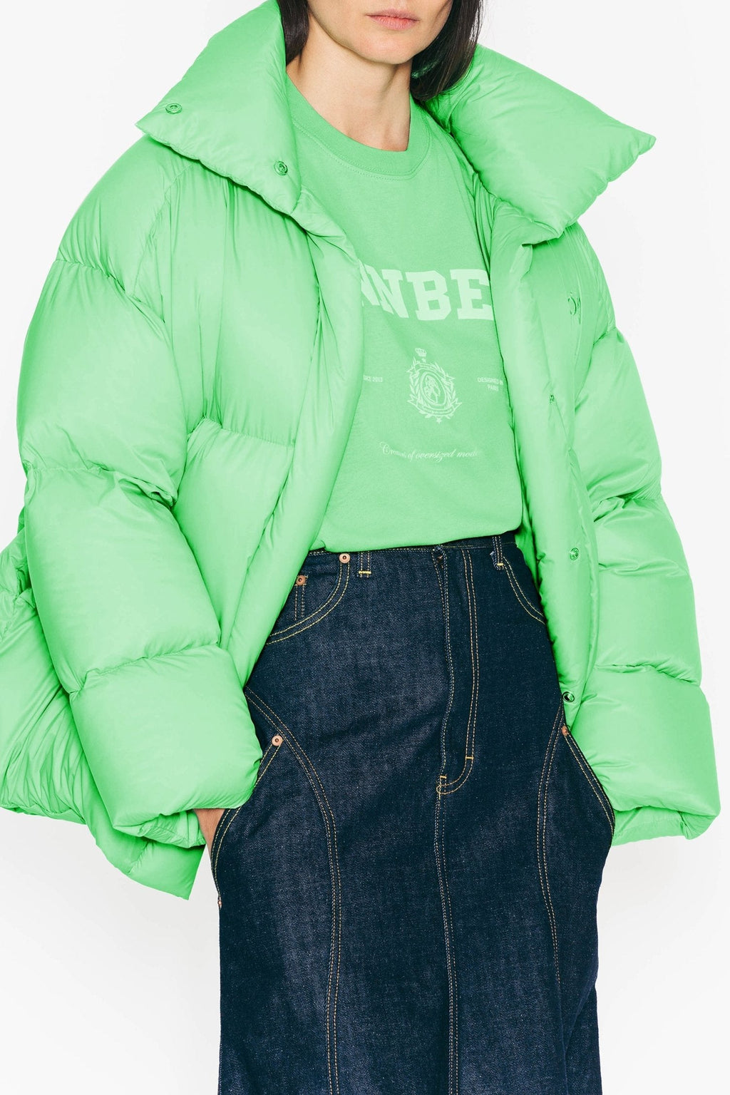 Margaux Lonnberg - The Belmoore Green Puffer Jacket