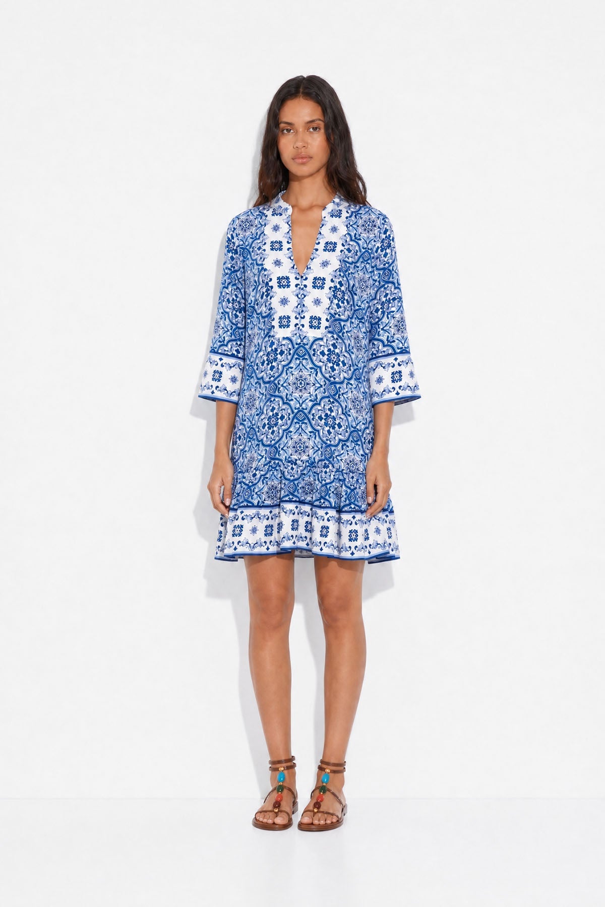 Robe Bianca - Blue Tile