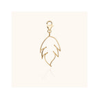 Big Locket Charms Leaf