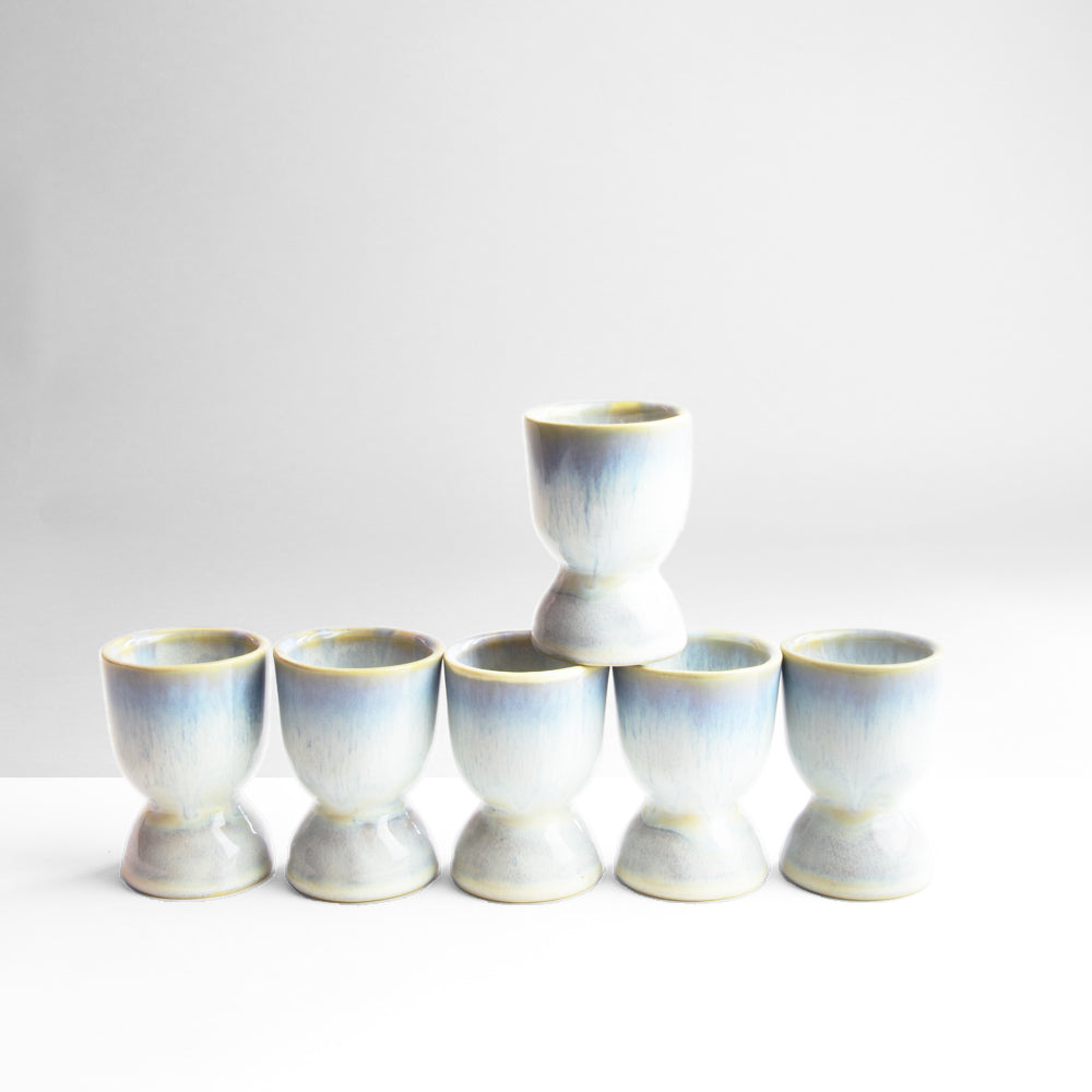 Set De 4 Coquetier - Blanc Glacier