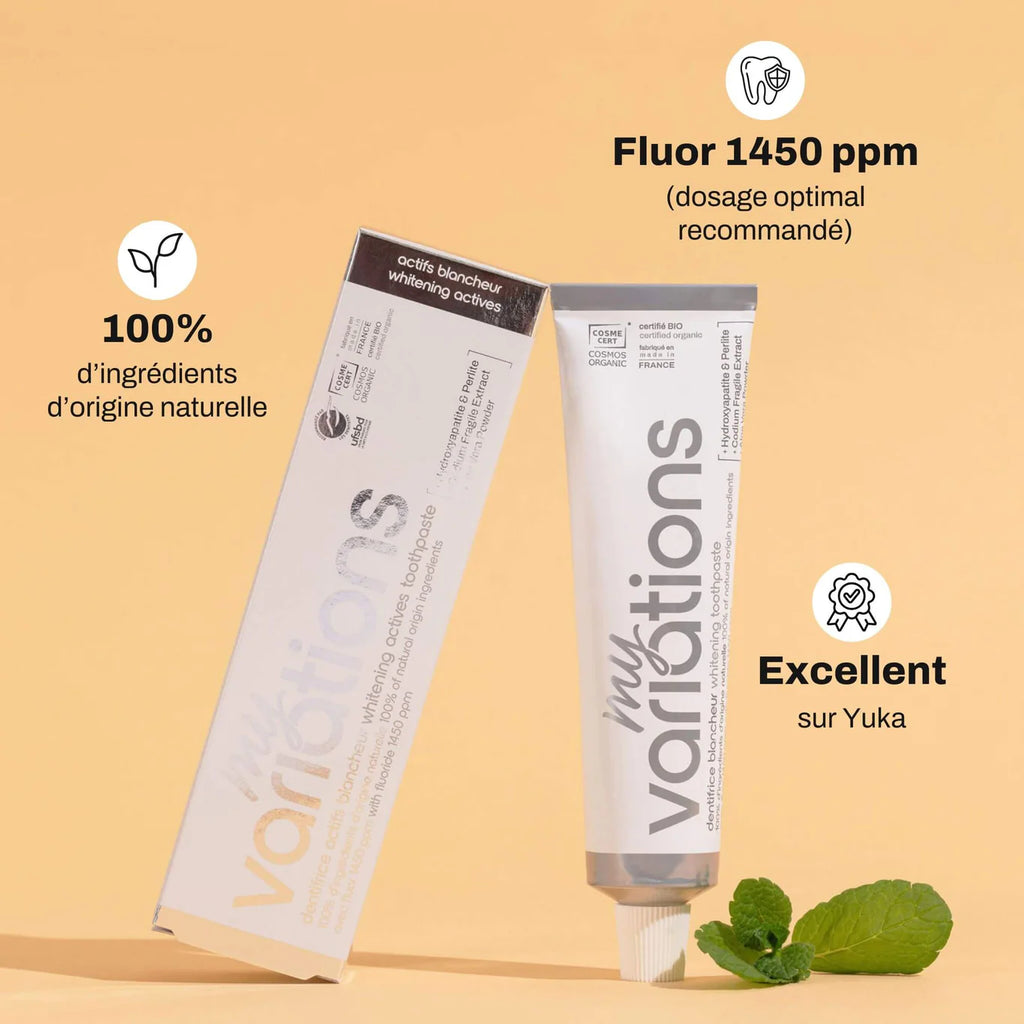 Dentifrice Actifs Blancheur - Certifié Bio