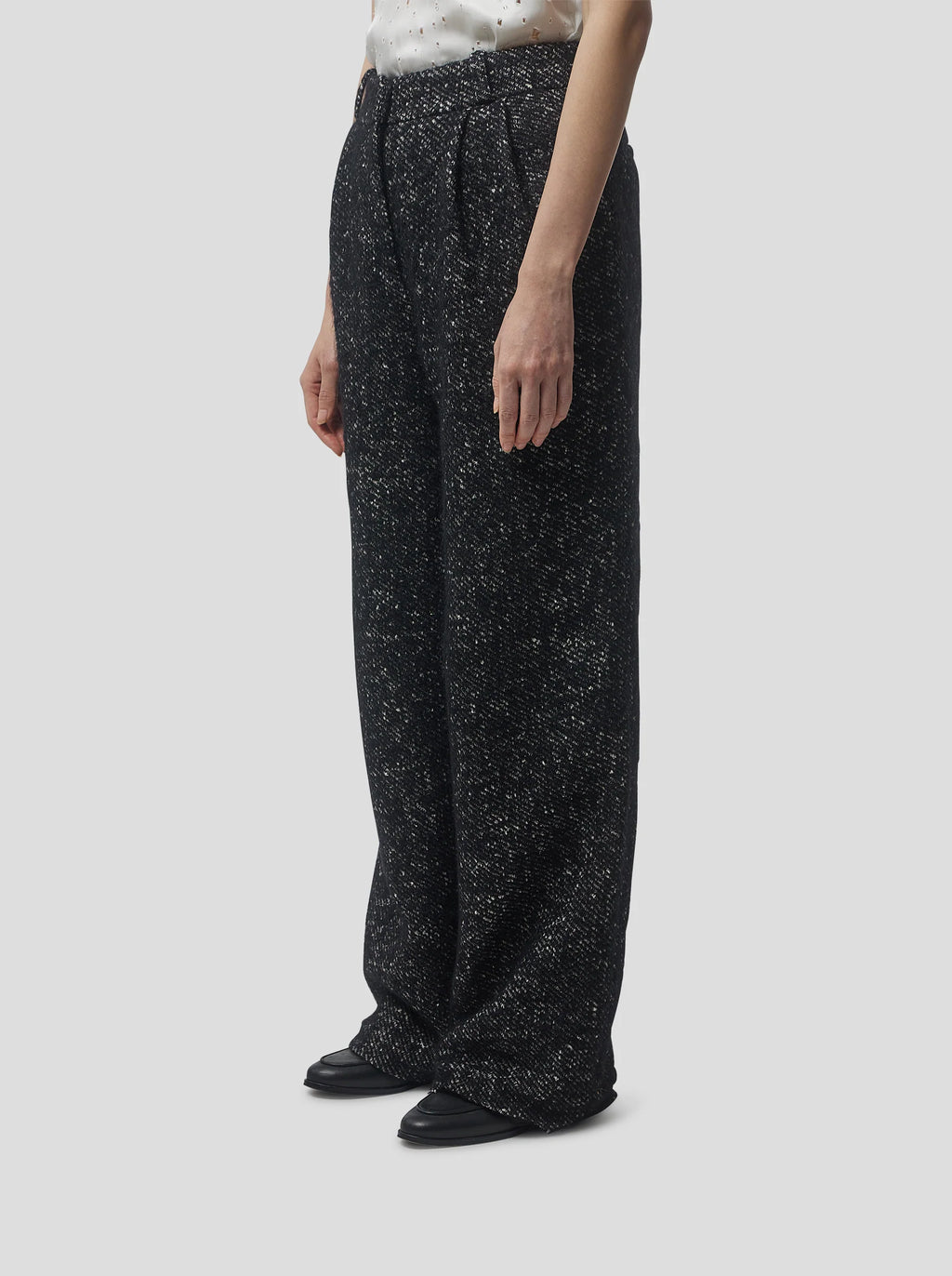 Pantalón Moor In Dark Wool, Grandfather Style