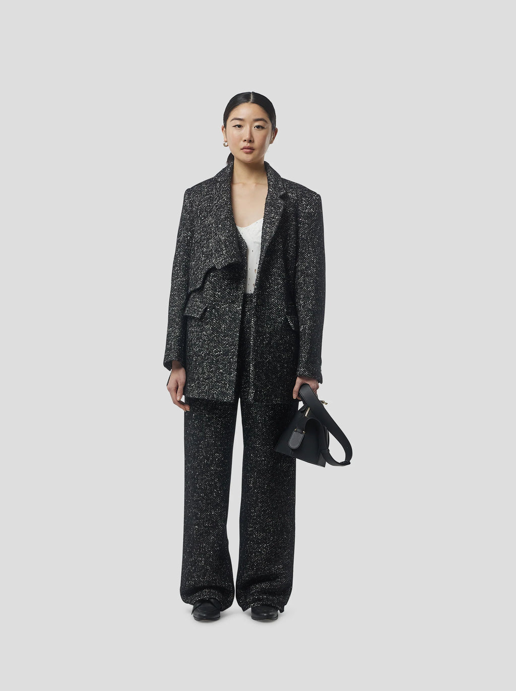 Pantalón Moor In Dark Wool, Grandfather Style
