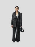 Pantalón Moor In Dark Wool, Grandfather Style