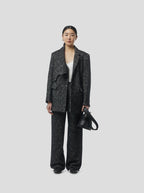 Pantalón Moor In Dark Wool, Grandfather Style