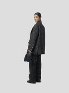 Pantalón Moor In Dark Wool, Grandfather Style