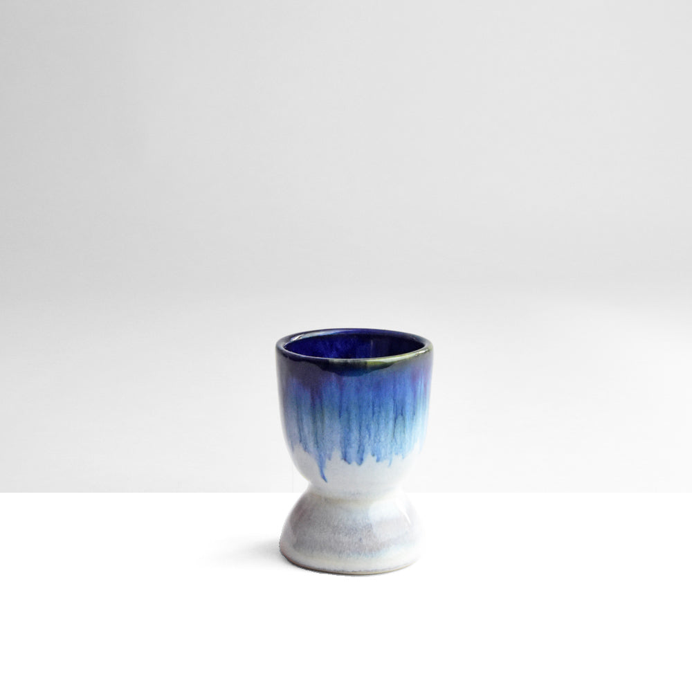 Set of 4 Egg Cups - Mix Azul