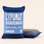 Duo D'Éponges Lavables (avec ou sans support)