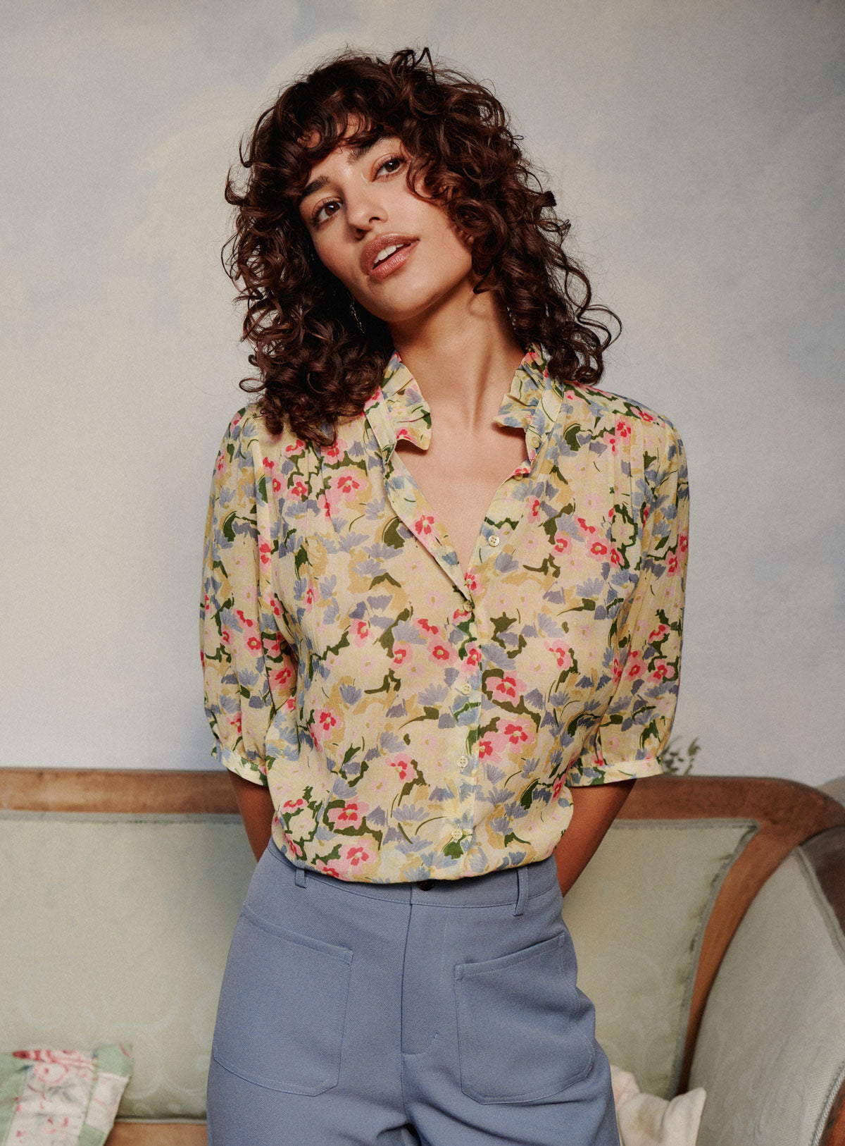 Tera Blouse - Lemonade