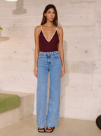 Body Burgundy Rib