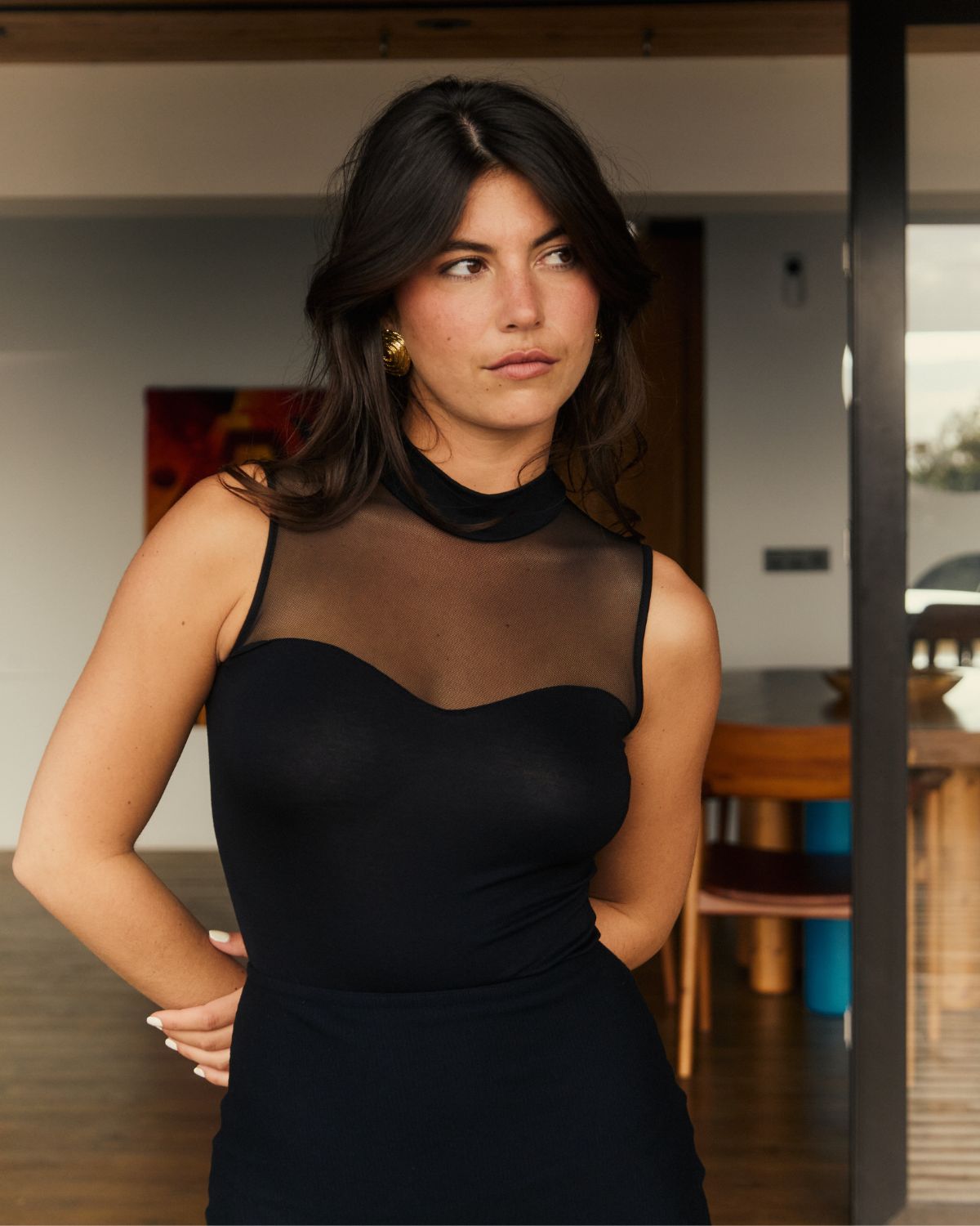 Black Bodysuit Charnel Flair Bodysuits