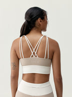 Top Sutra - Biscuit/Colombe - Femme