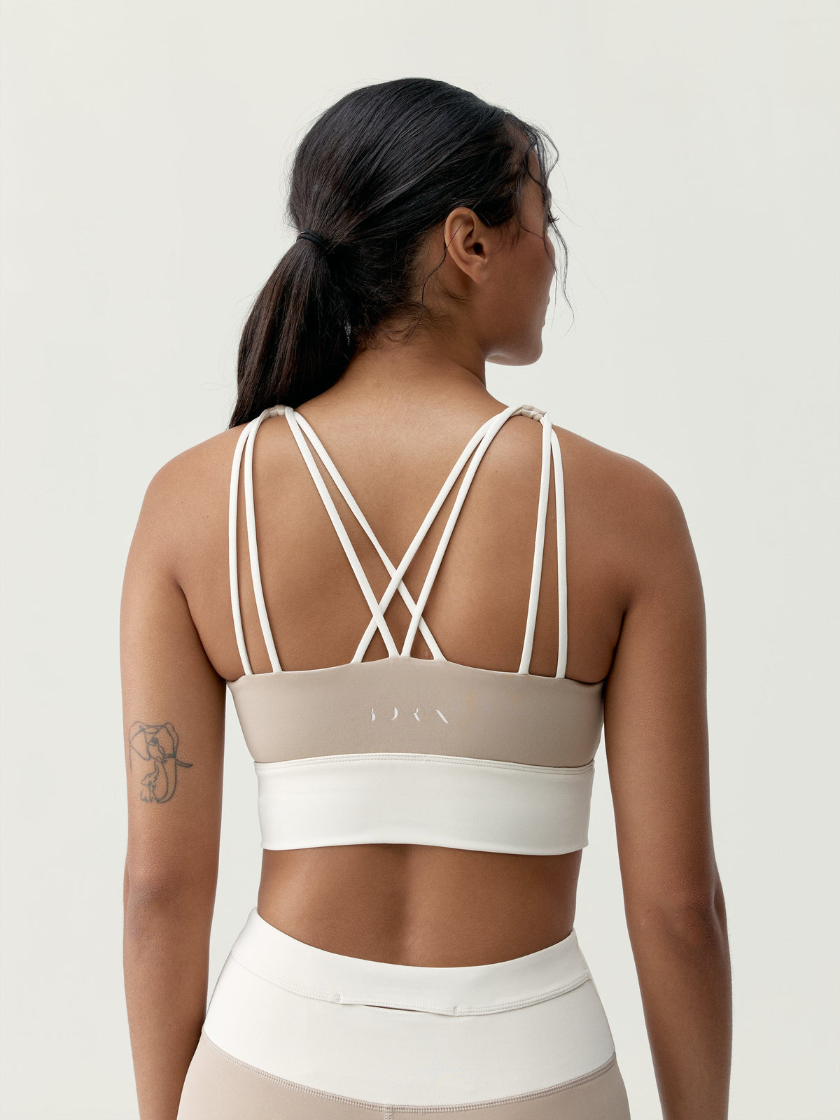 Top Sutra - Biscuit/Colombe - Femme