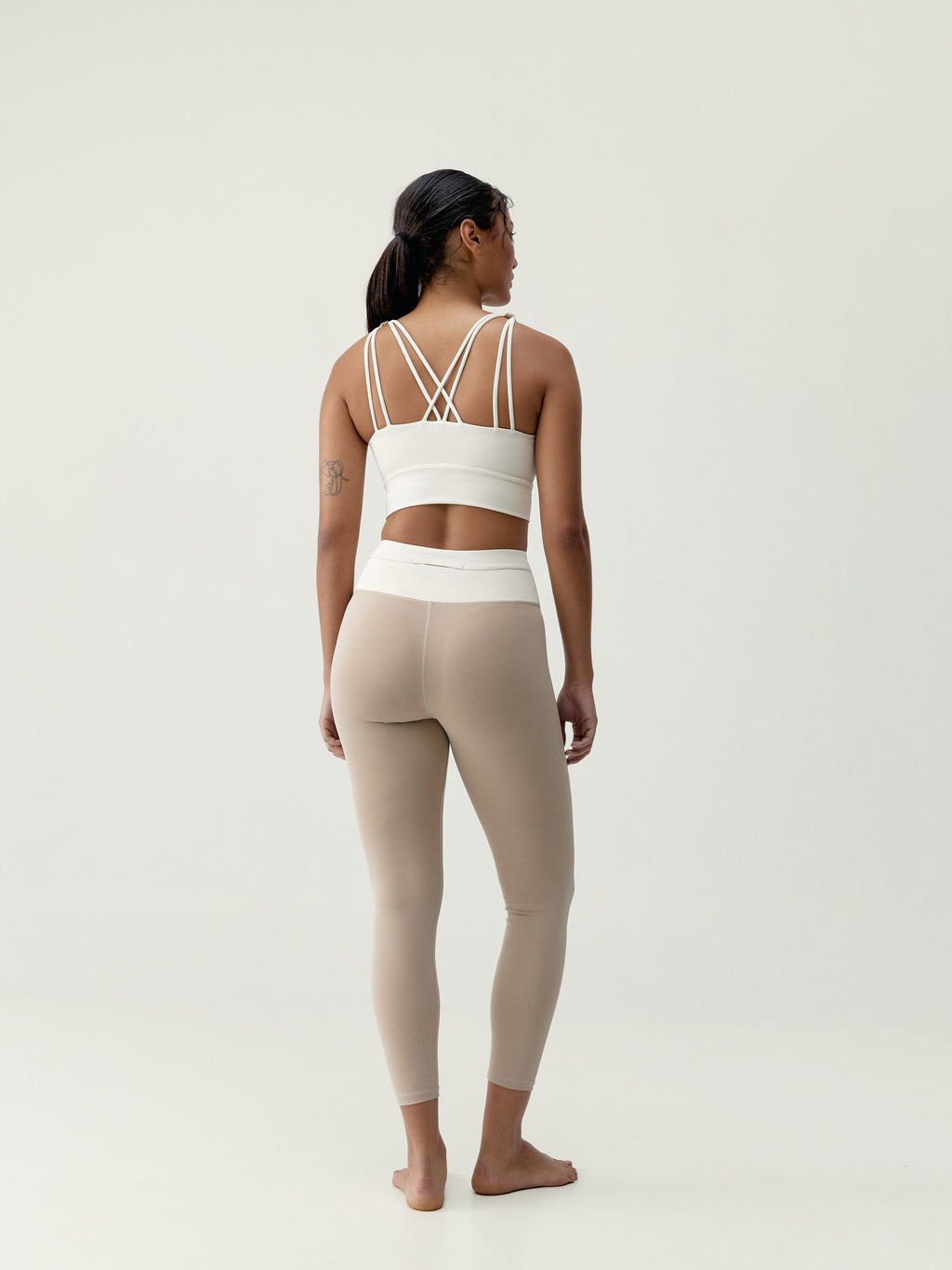 Top Sutra - Biscuit/Colombe - Femme
