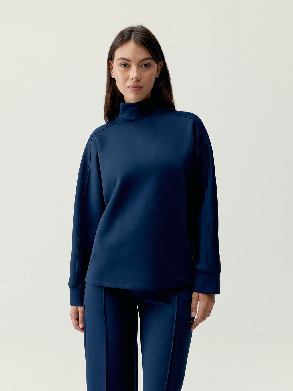 Sweatshirt Thashi - Marinblå - Dam