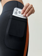Legging Tao - Noir/Bombay - Femme