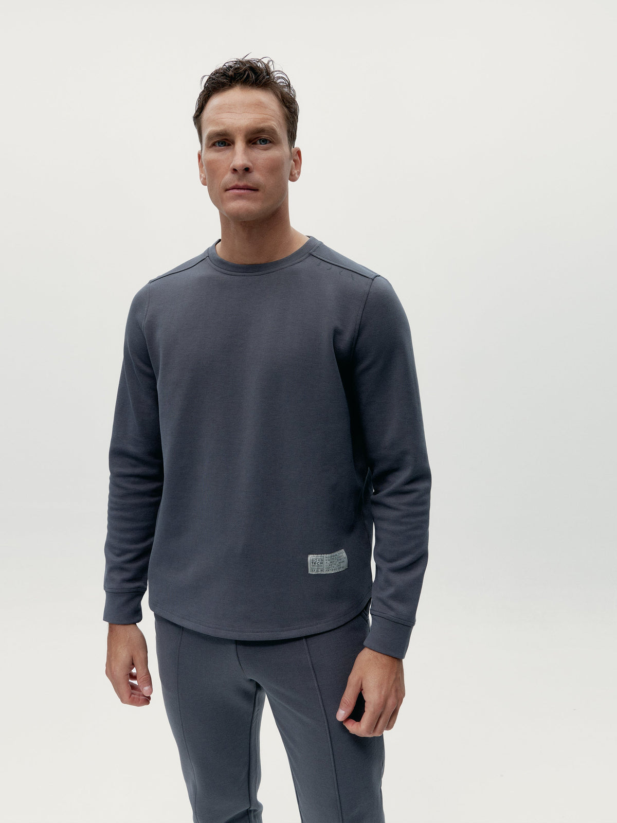 Sweat Erie - Gris Chiné - Homme
