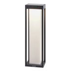 Radia - Solar Bollard & Post - Aluminum - Black