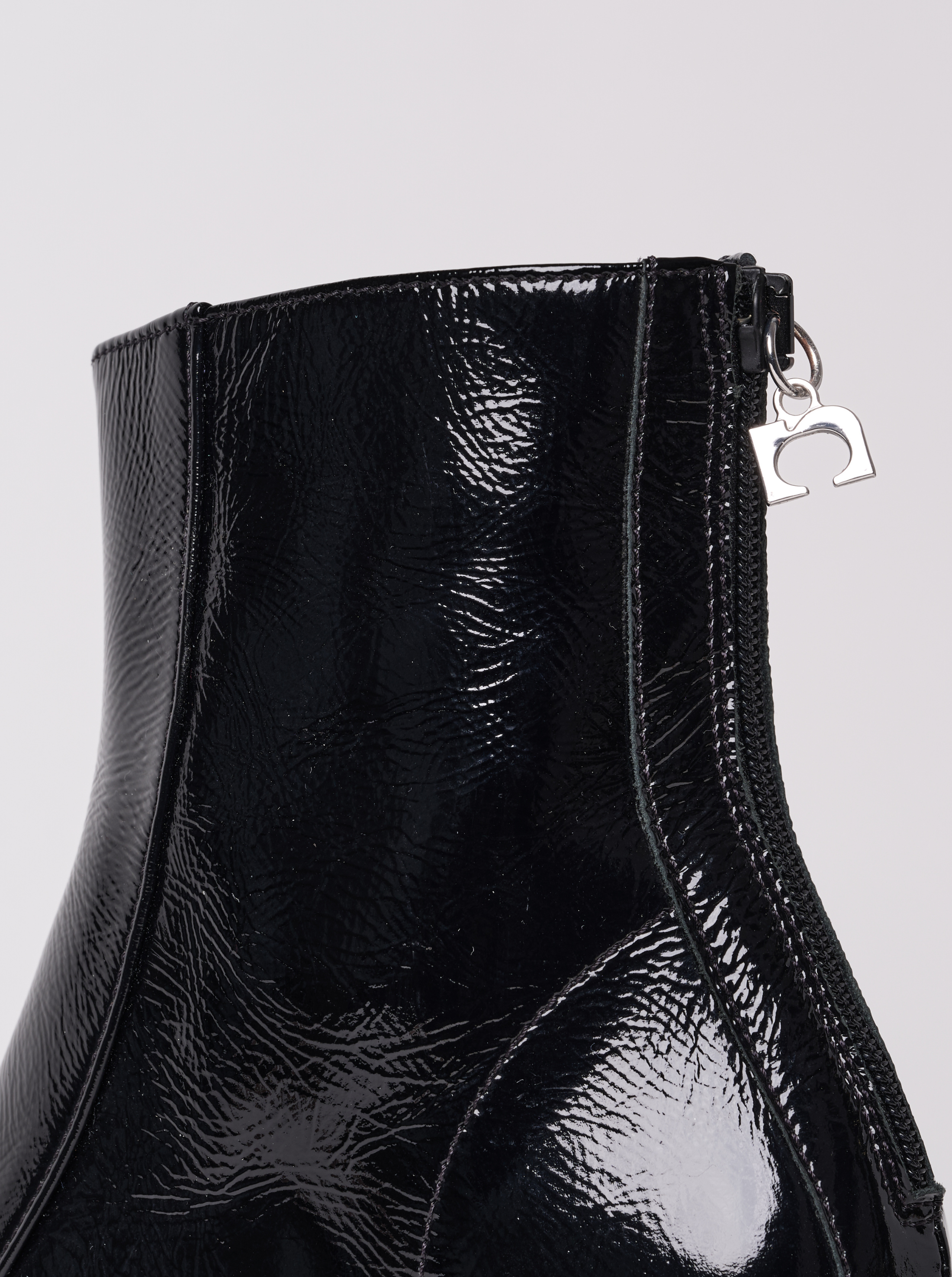 Bottines Shiny Black