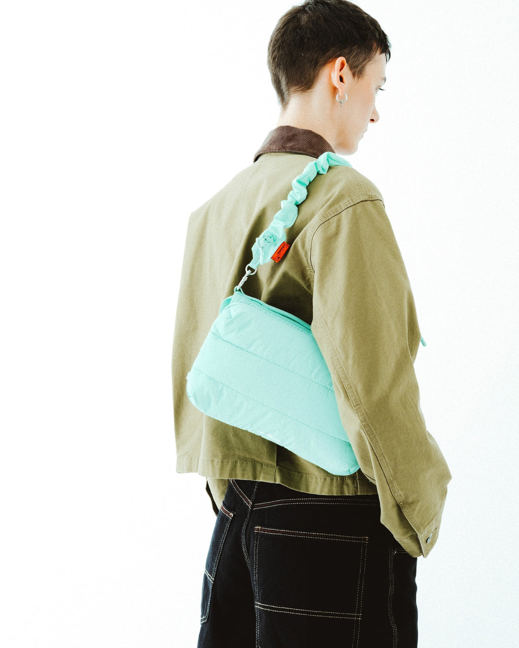 Cartera grande Bottle - Azul atómico