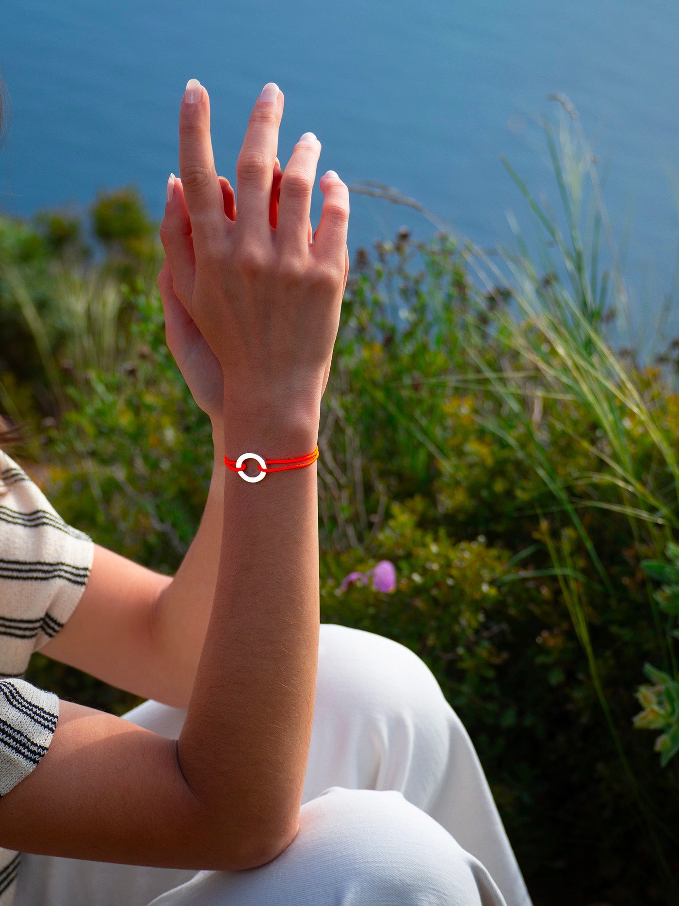 Bracelet Boucle - Orange Fluo
