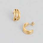 Boucles D'Oreilles Azalée - Doré