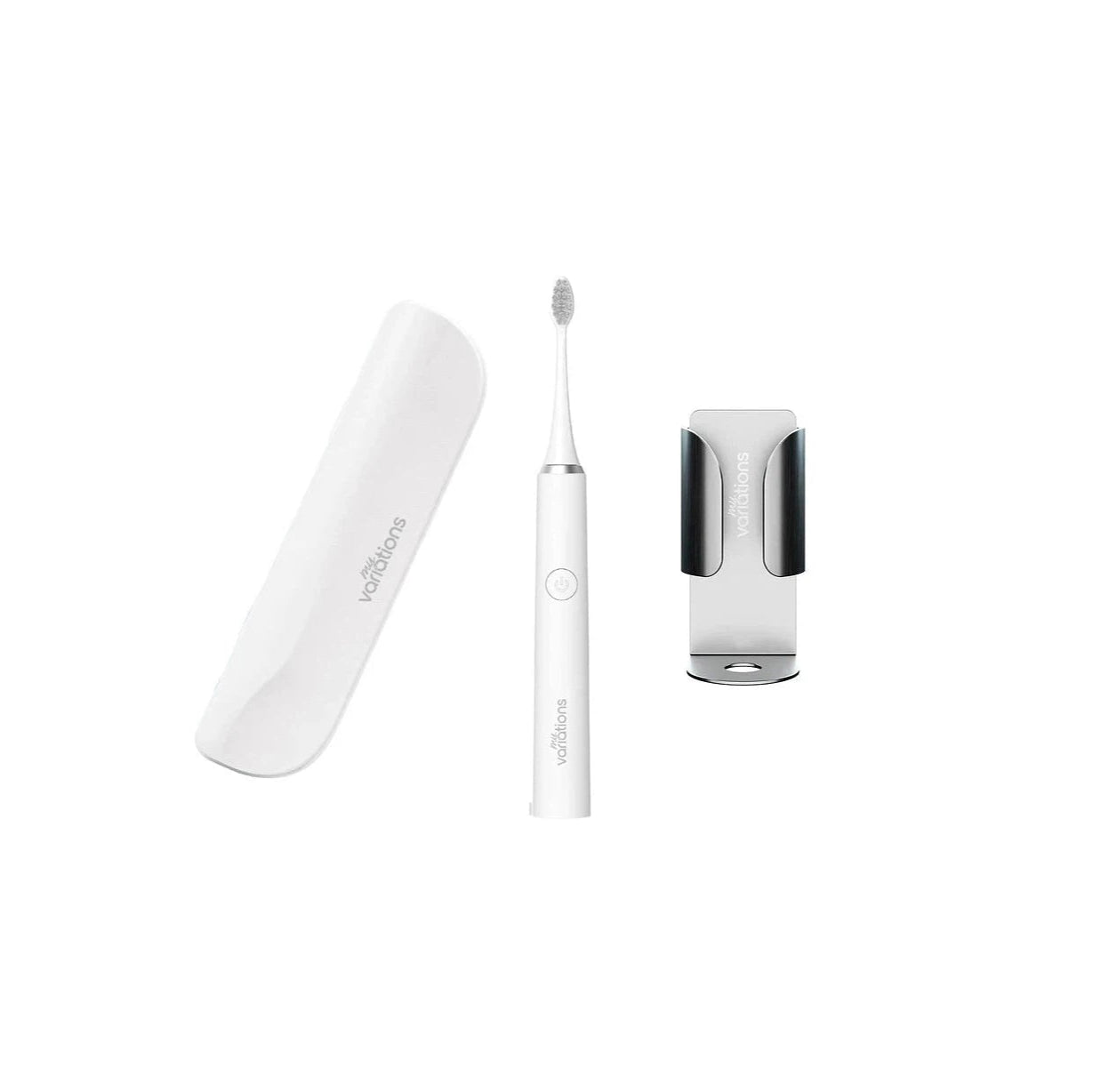 White Toothbrush + Case + Mount