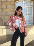 Chaqueta acolchada Paula patchwork