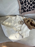 Pull en laine beige Olympe