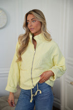 Chaqueta con cremallera Tressia - Amarillo