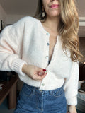 Cardigan Charlie rose poudré