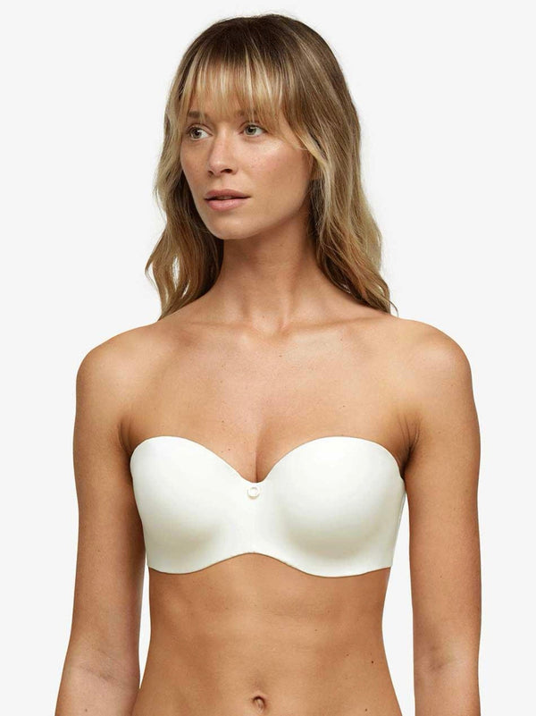 True Lace Ampliforme Bra - White