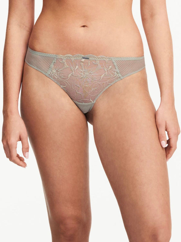 Floral Thong - Green Tea