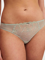 Chantelle - Tanga Fleurs - Vert The