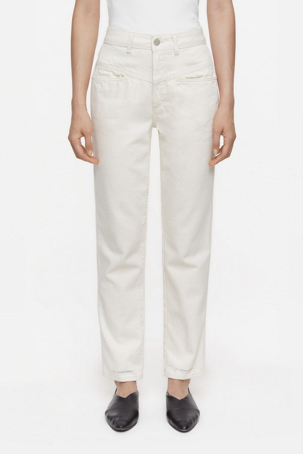 Pedal Pusher Jeans - Ivory - Women