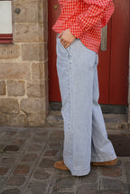 Vaquero Ancho Jules Denim Claro