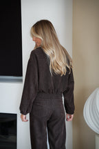 Veste Zippée Nina - Chocolat