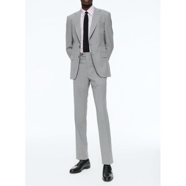 Traje de 2 piezas Fresco Wool Canvas - Gris medio - Hombre