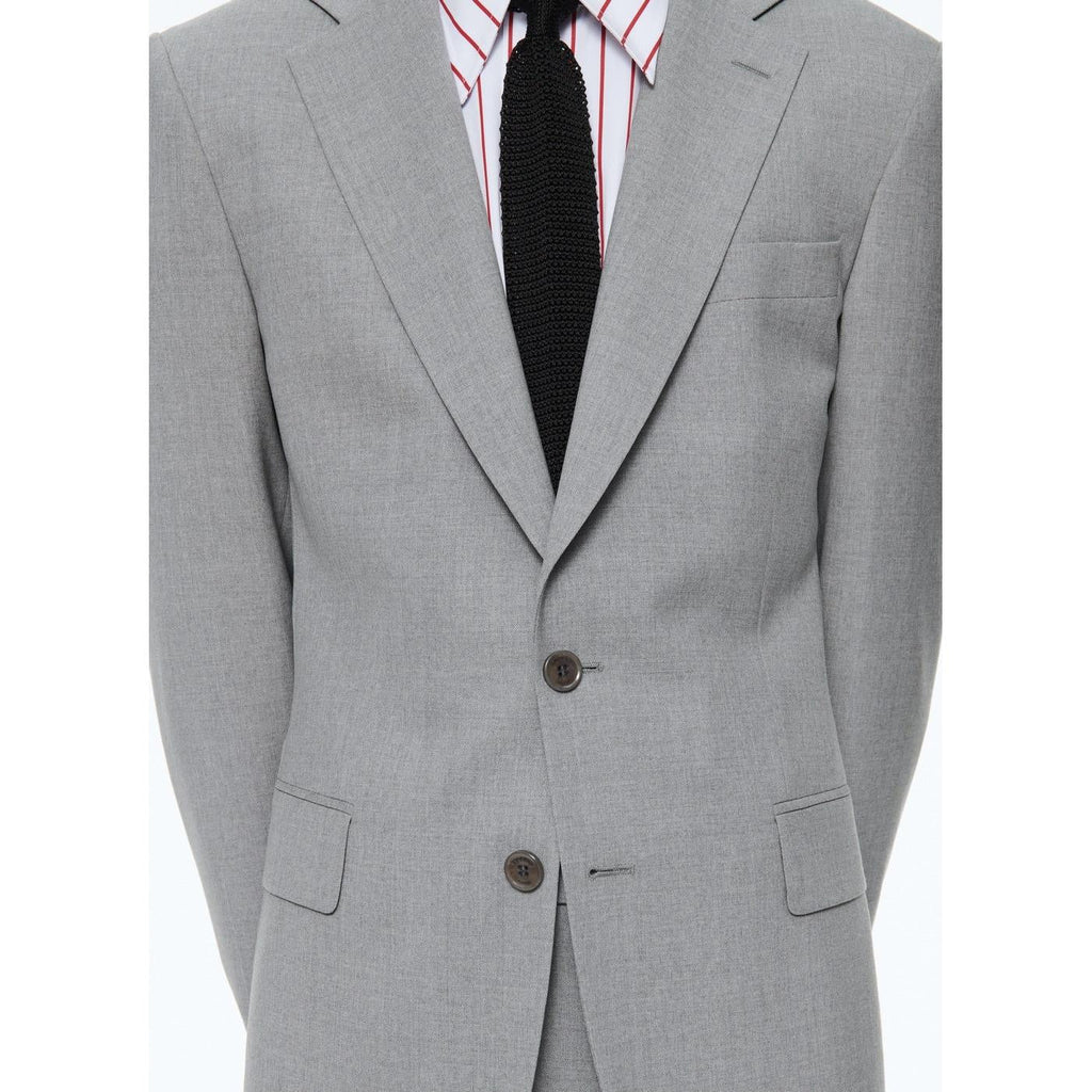 Fursac - Costume 2 Pièces En Toile De Laine Fresco - Gris Moyen - Homme