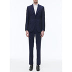 Tailored Wool And Mohair Suit - Blue