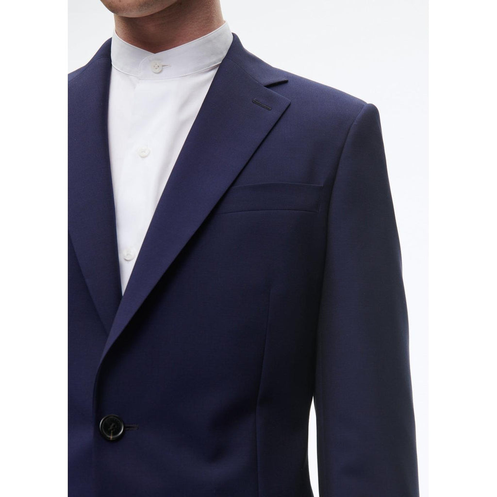 Tailored Wool And Mohair Suit - Blue