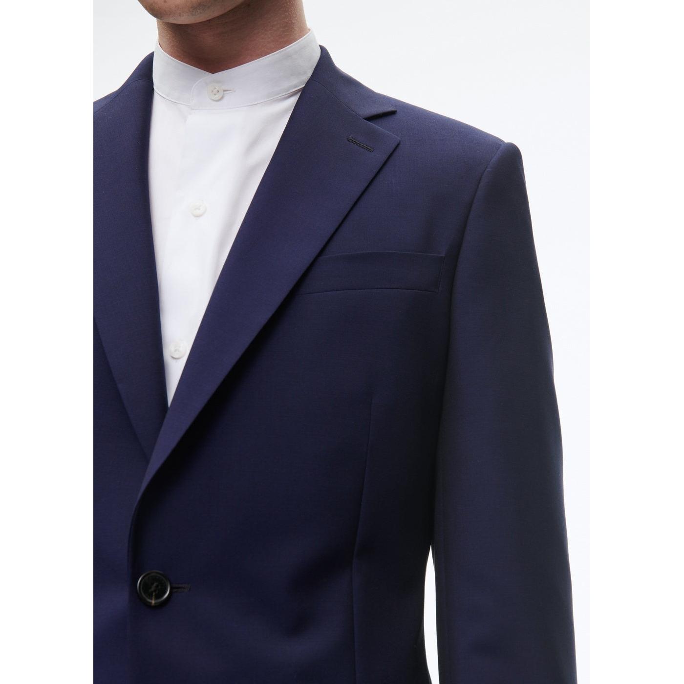 Tailored Wool And Mohair Suit - Blue