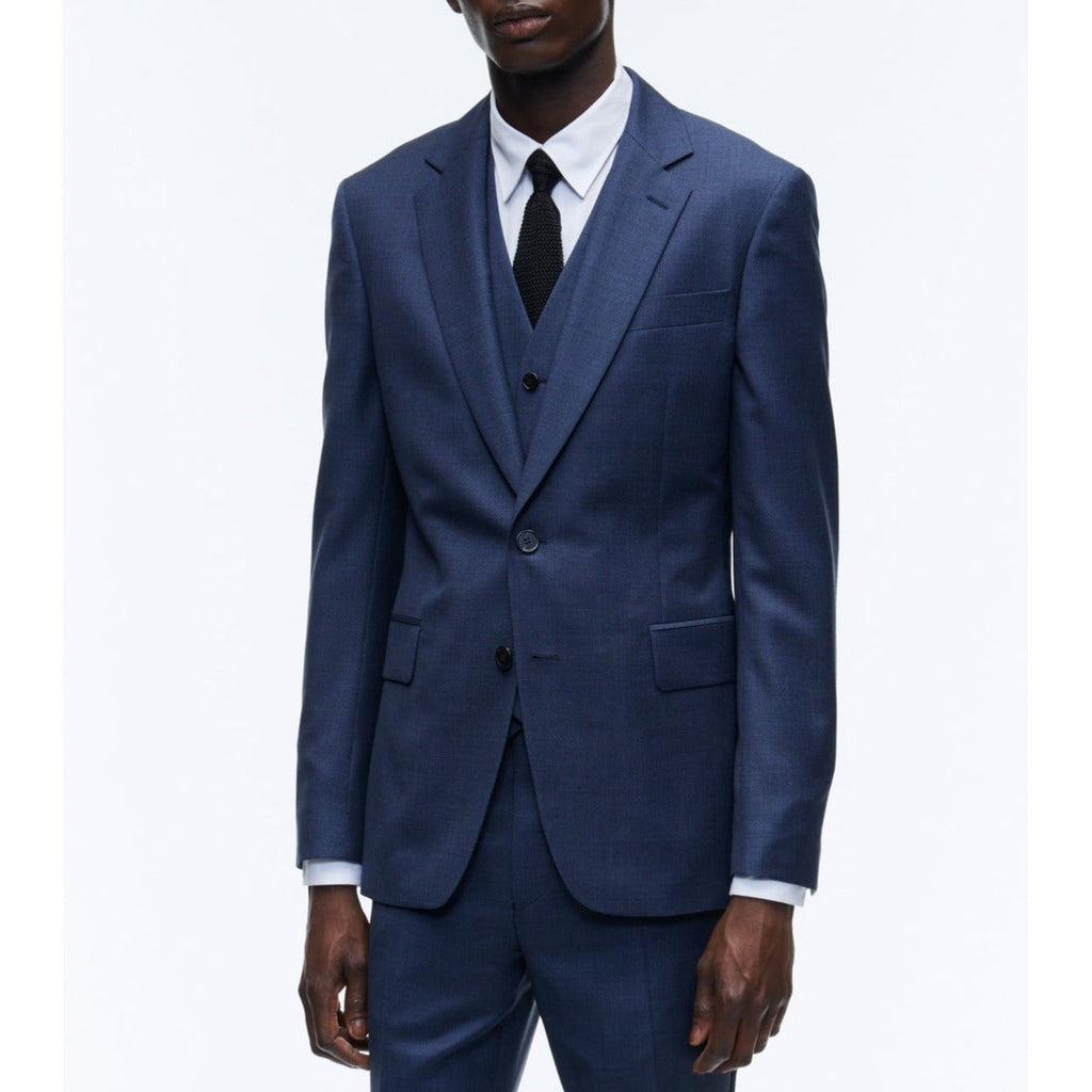 Fursac – Blue Virgin Wool Caviar Suit – Blue – Caviar