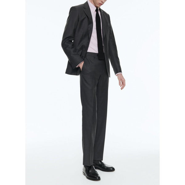 Fursac - 2-Piece Suit In Fil-À-Fil Wool - Medium Grey