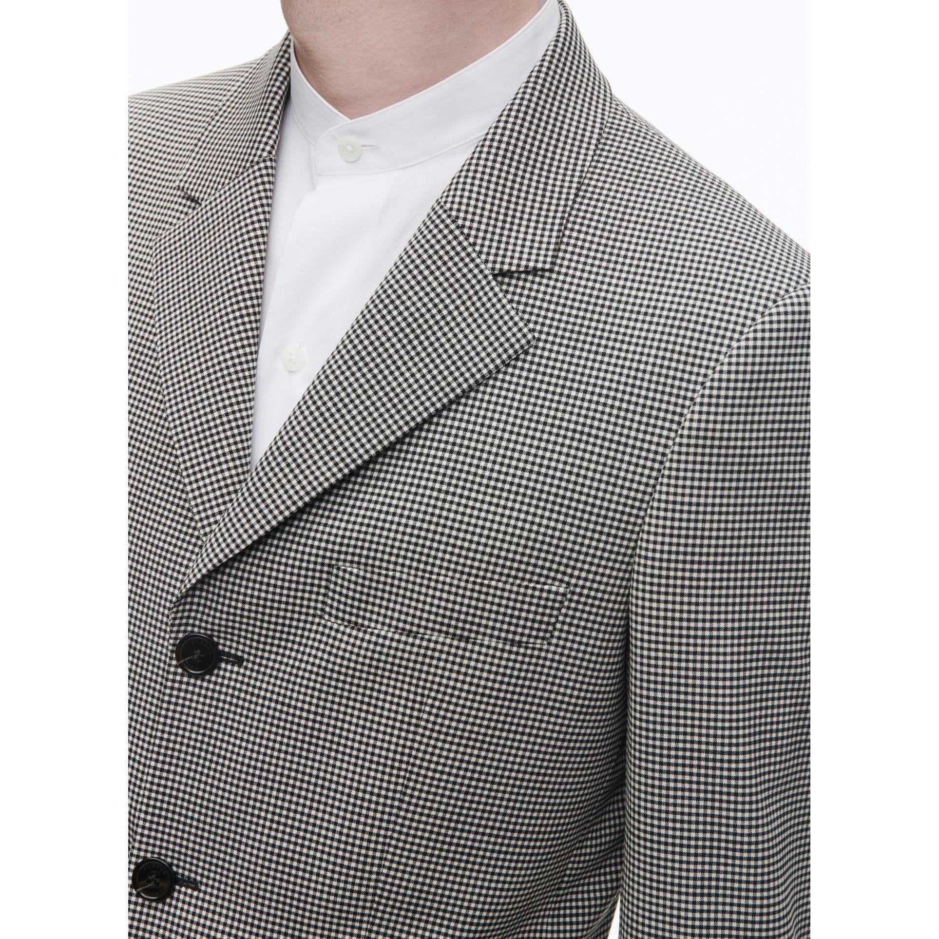 Fursac - Costume Ajusté À 3 Boutons - Gris - Carreaux Vichy