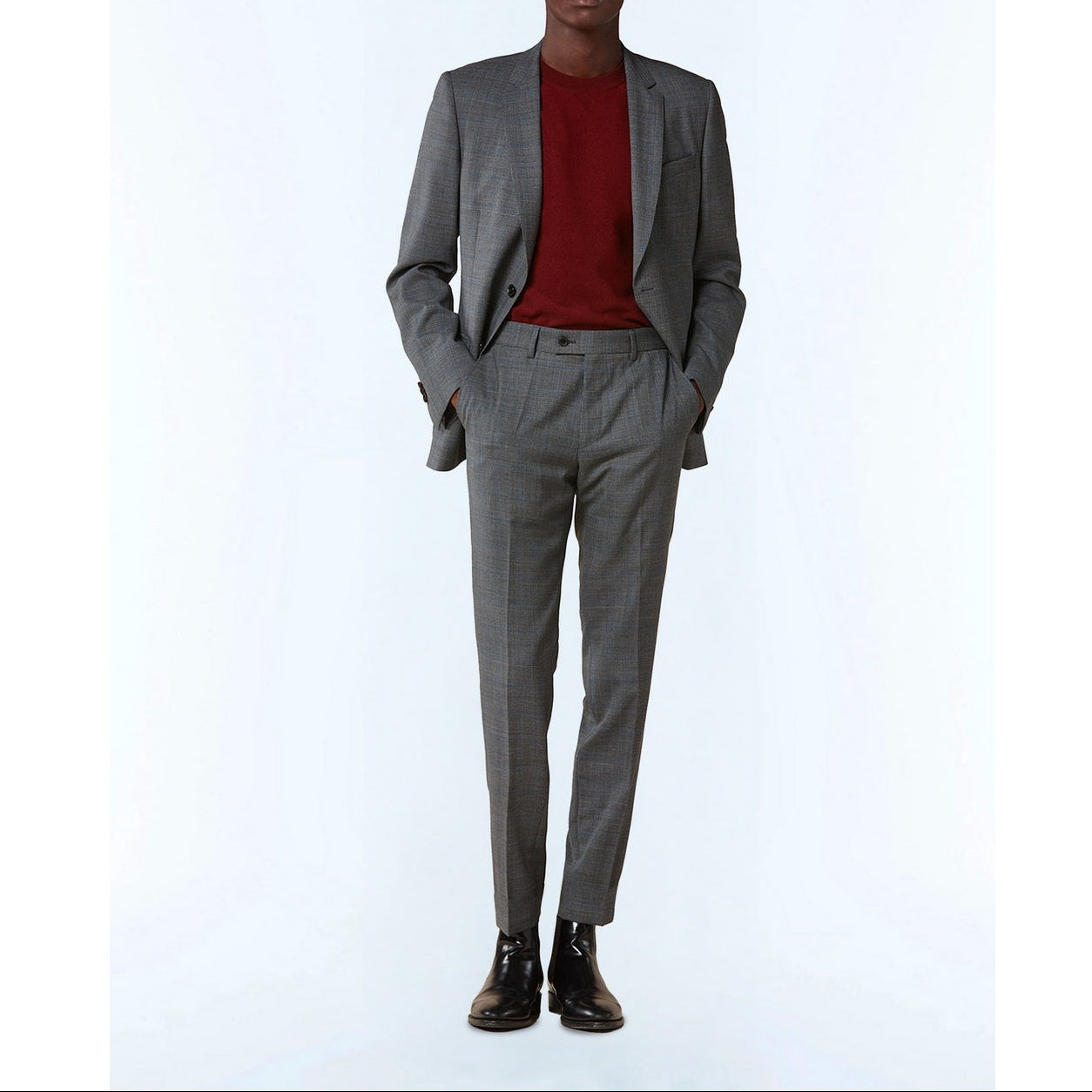 Traje 2 Piezas 2 Botones Pdg Outlet - Acero