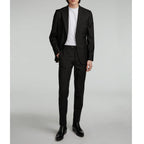 Fursac - Costume En Toile De Laine - Noir