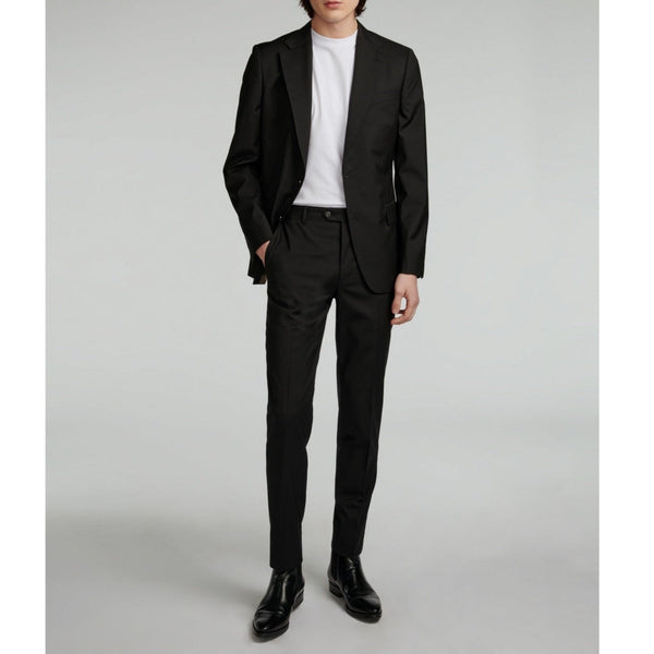 Fursac - Costume En Toile De Laine - Noir