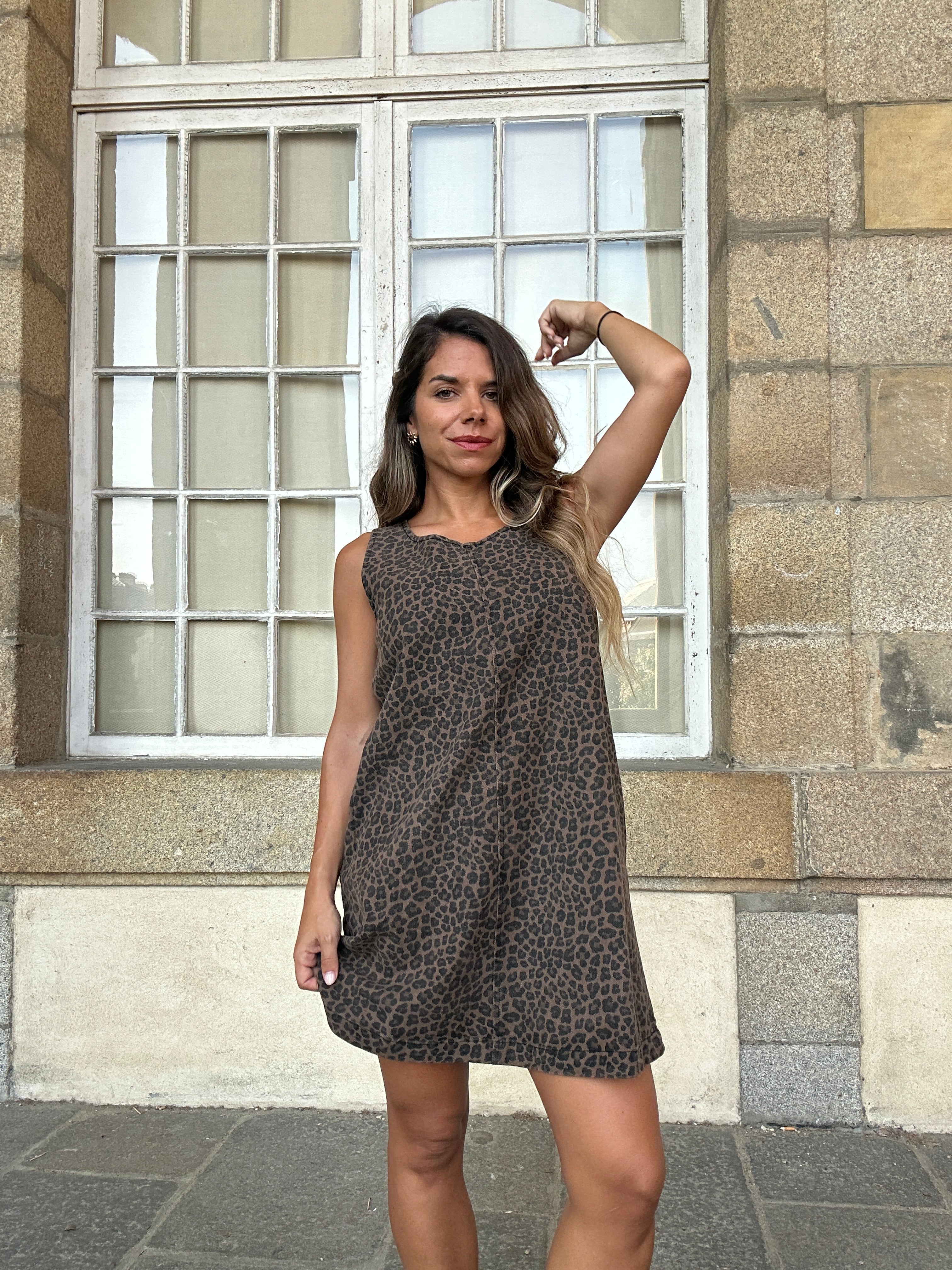Robe Léa Léopard
