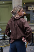 Madeleine Blouse Chocolate